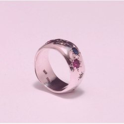 Celestial Prism Silver Ring